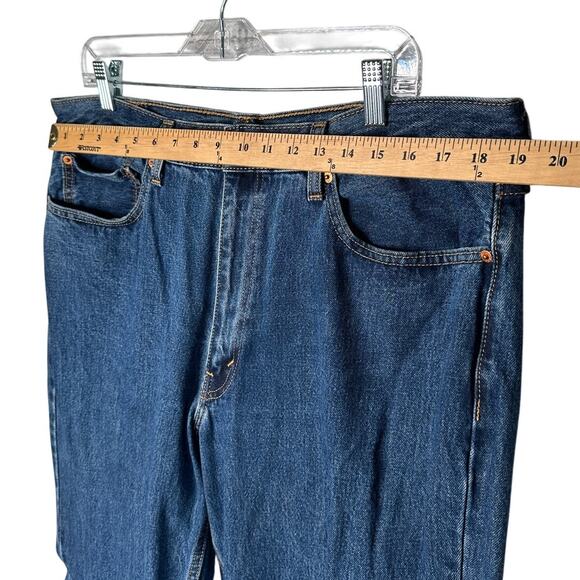 Vintage 90s Levis 505 38x34 Regular Fit Jeans Big&Tall Straight Leg 100% Cotton - Picture 3 of 7